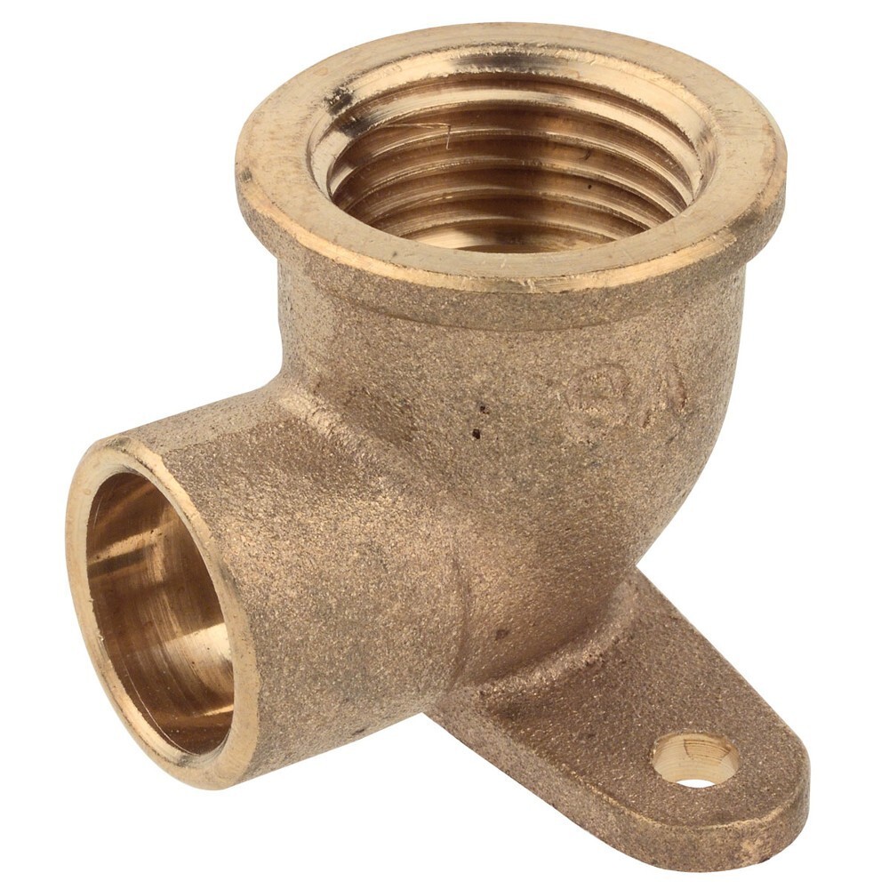 Wandscheibe 90° Lötfitting 22 mm x ¾" Innengewinde aus Rotguss