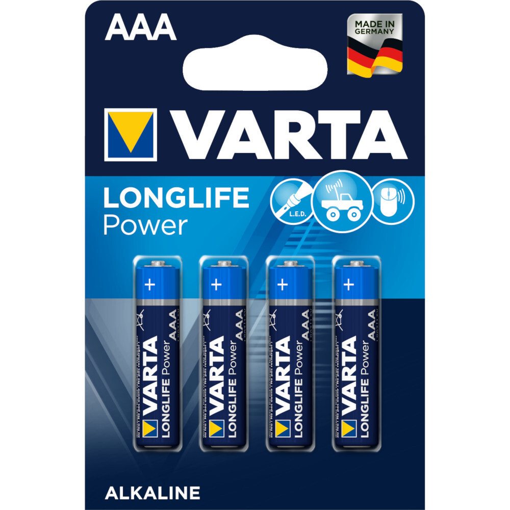 Varta Longlife Power 4903 LR3-AAA Mignon 4 Stück