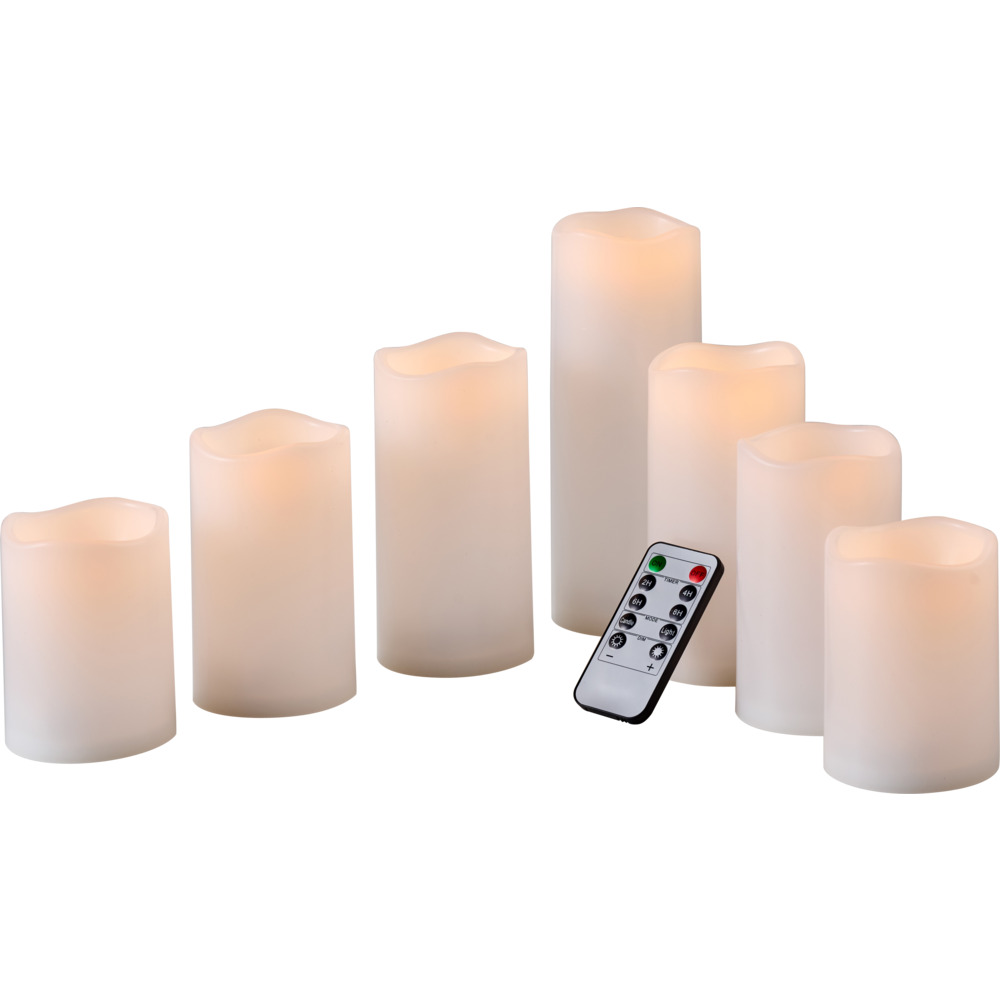 LED-Kerzenset 7-teilig mit Fernbedienung image number 1