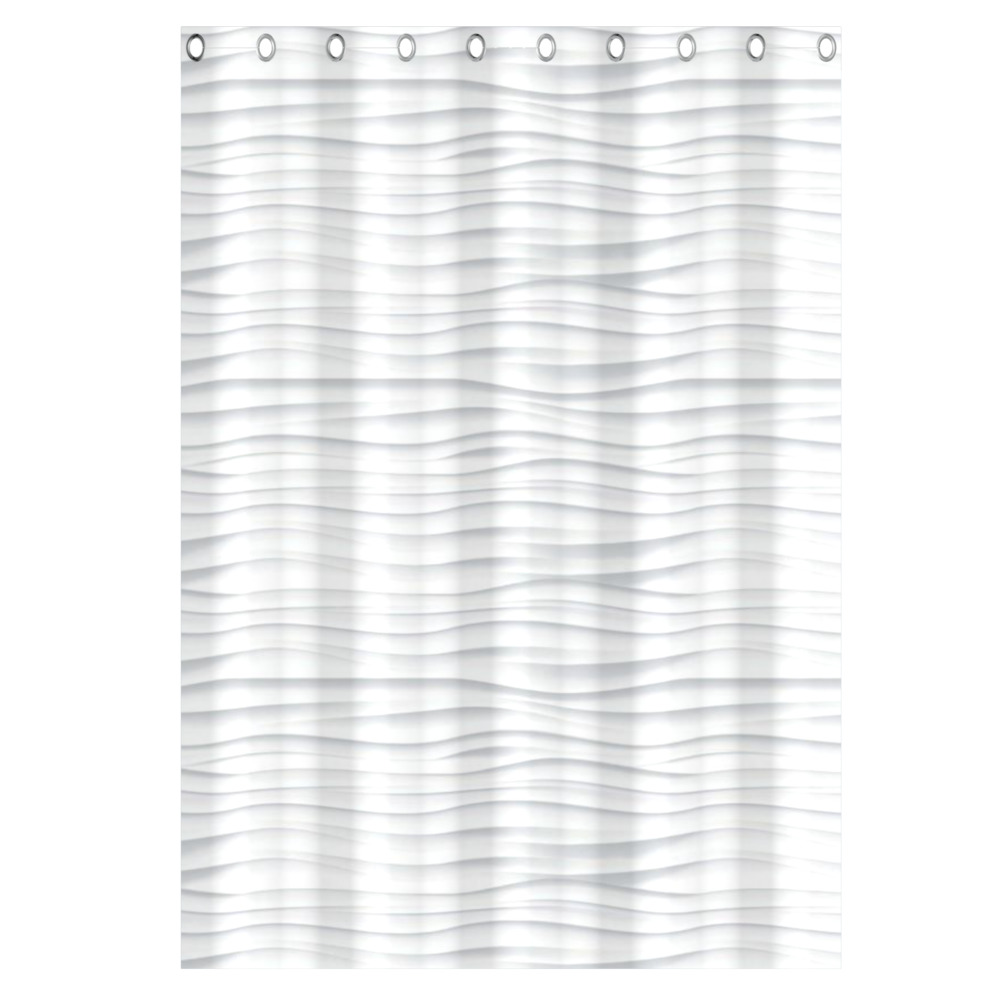 Duschvorhang White Wave image number 1