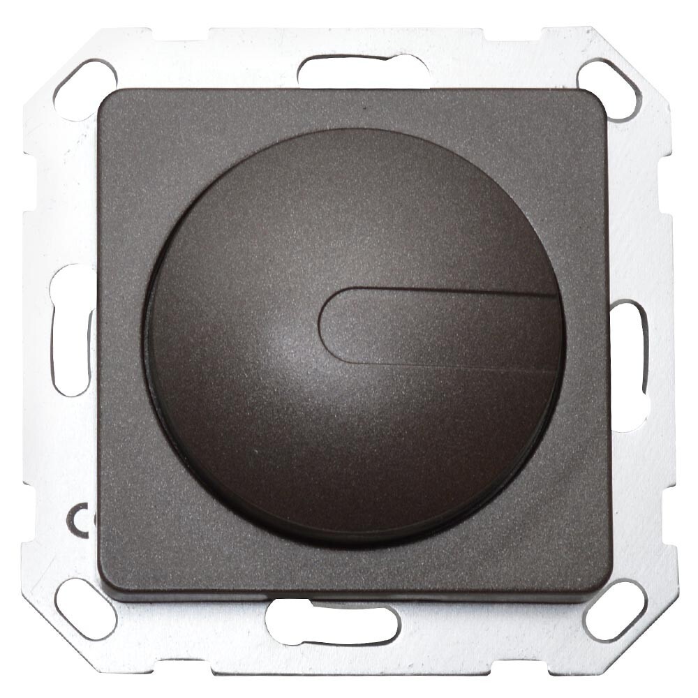 Dimmer NV500VA 500W EverLuxe espresso konventioneller Helligkeitsregler image number 0
