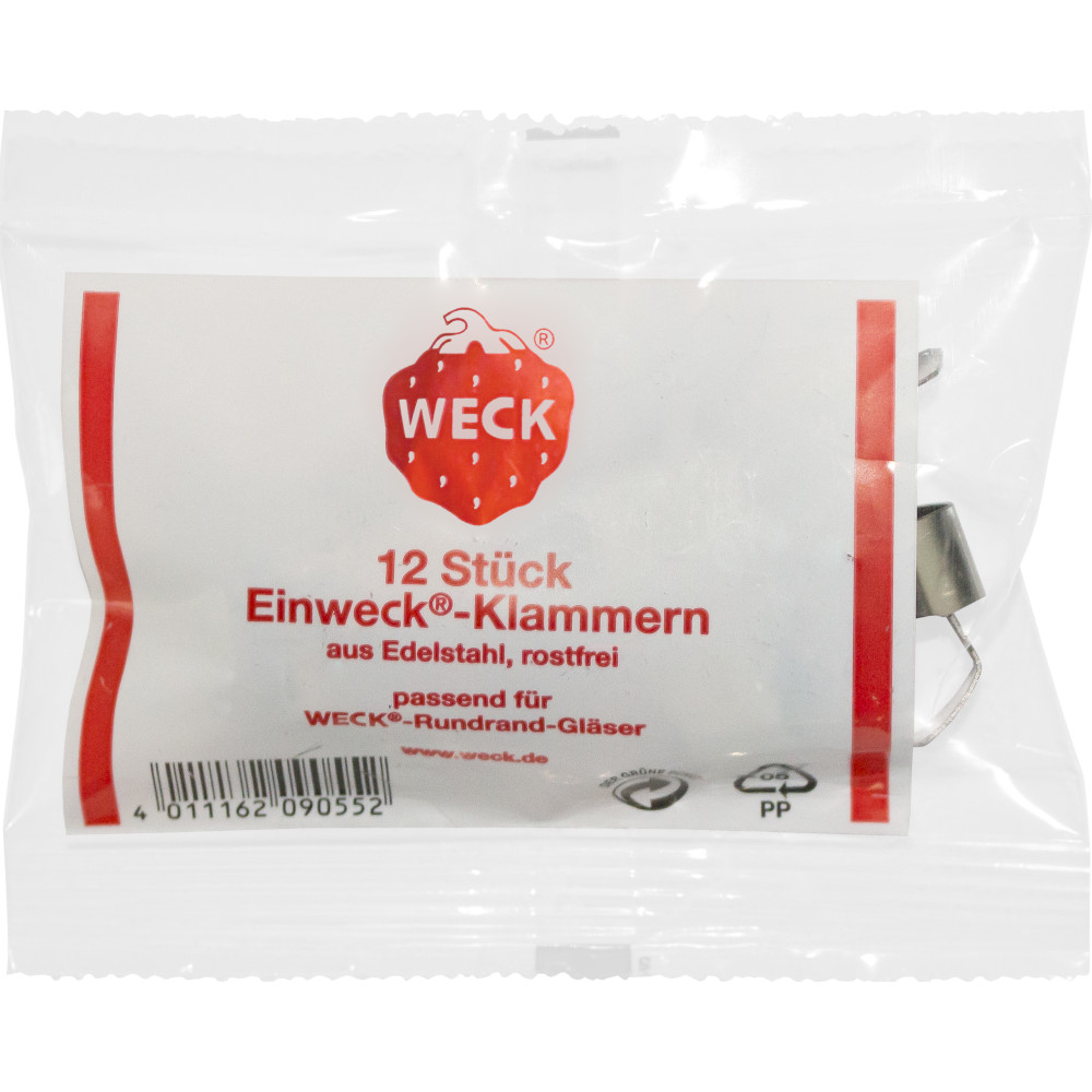 WECK® Einweck-Klammern 12 Stück