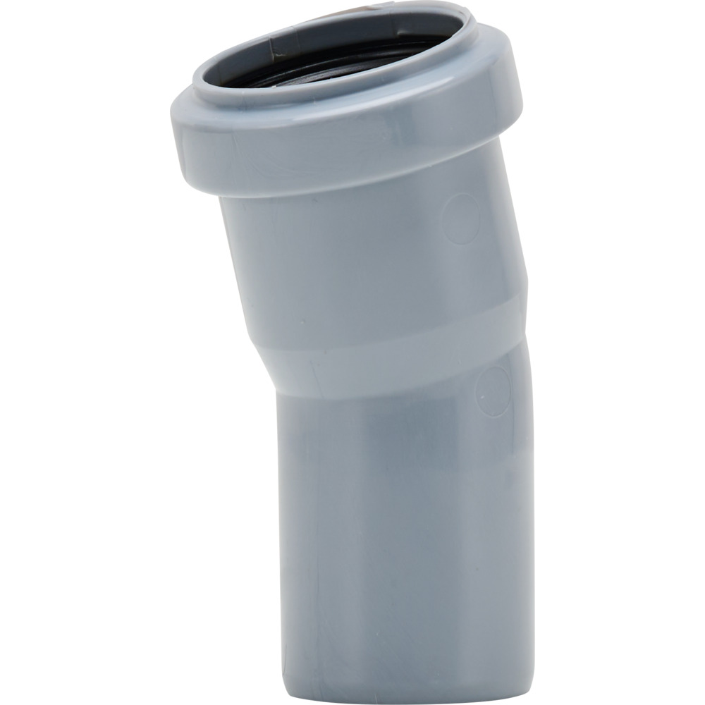 HTB-Abwasserbogen DN 40 mit 15&deg; Winkel image number 1