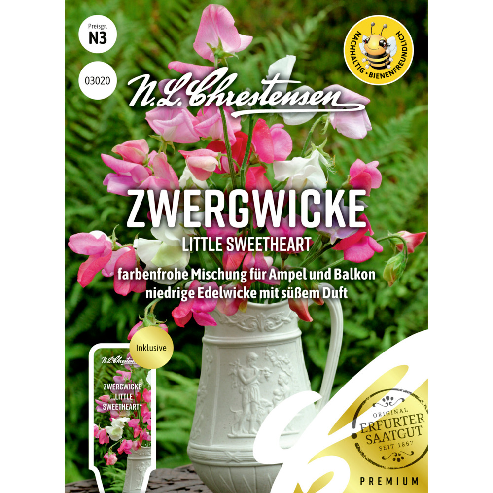 Saatgut Zwergwicke Little Sweetheart image number 0