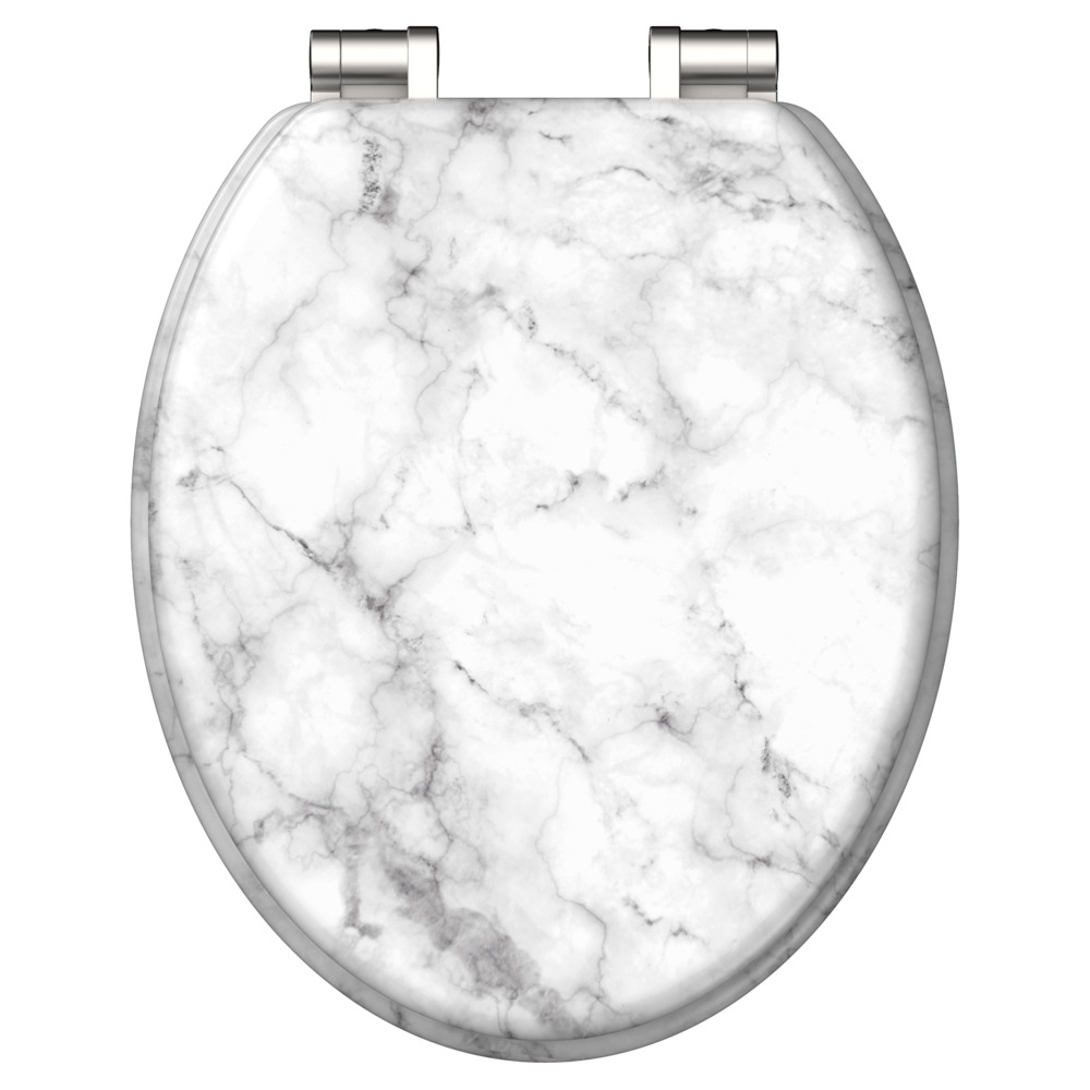 WC-Sitz MDF mit Absenkautomatik Marmor-Stone