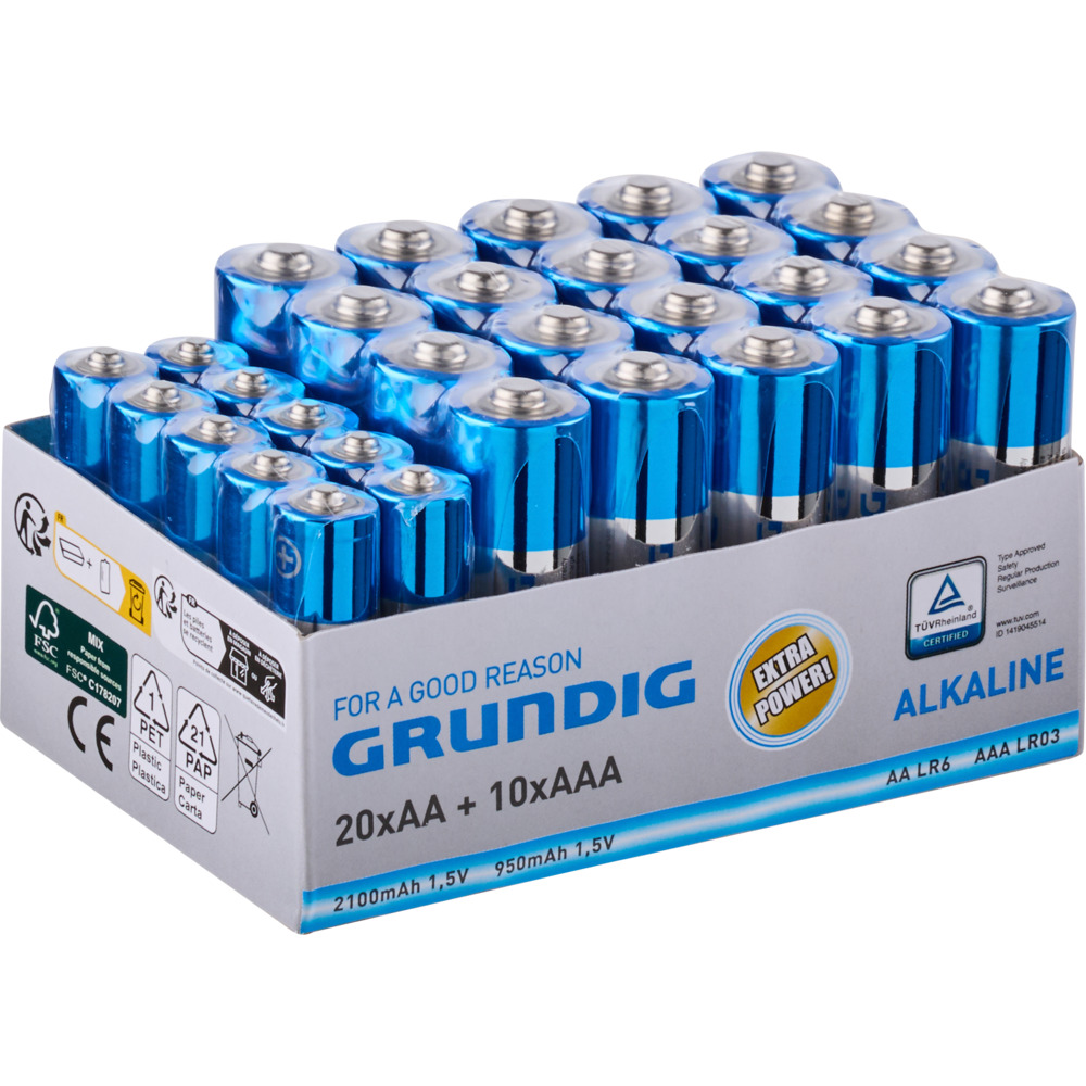 Grundig Batterien-Multipack 30 St&uuml;ck