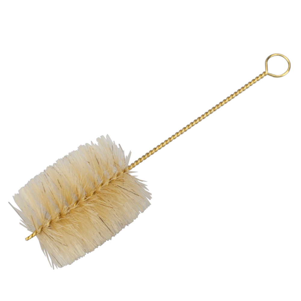 Weihwasserpinsel 180 mm goldfarbig aus Messingdraht mit Aufhängöse