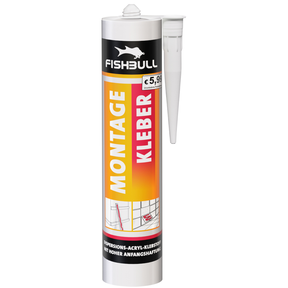 FISHBULL Acryl Montagekleber weiß 435 g