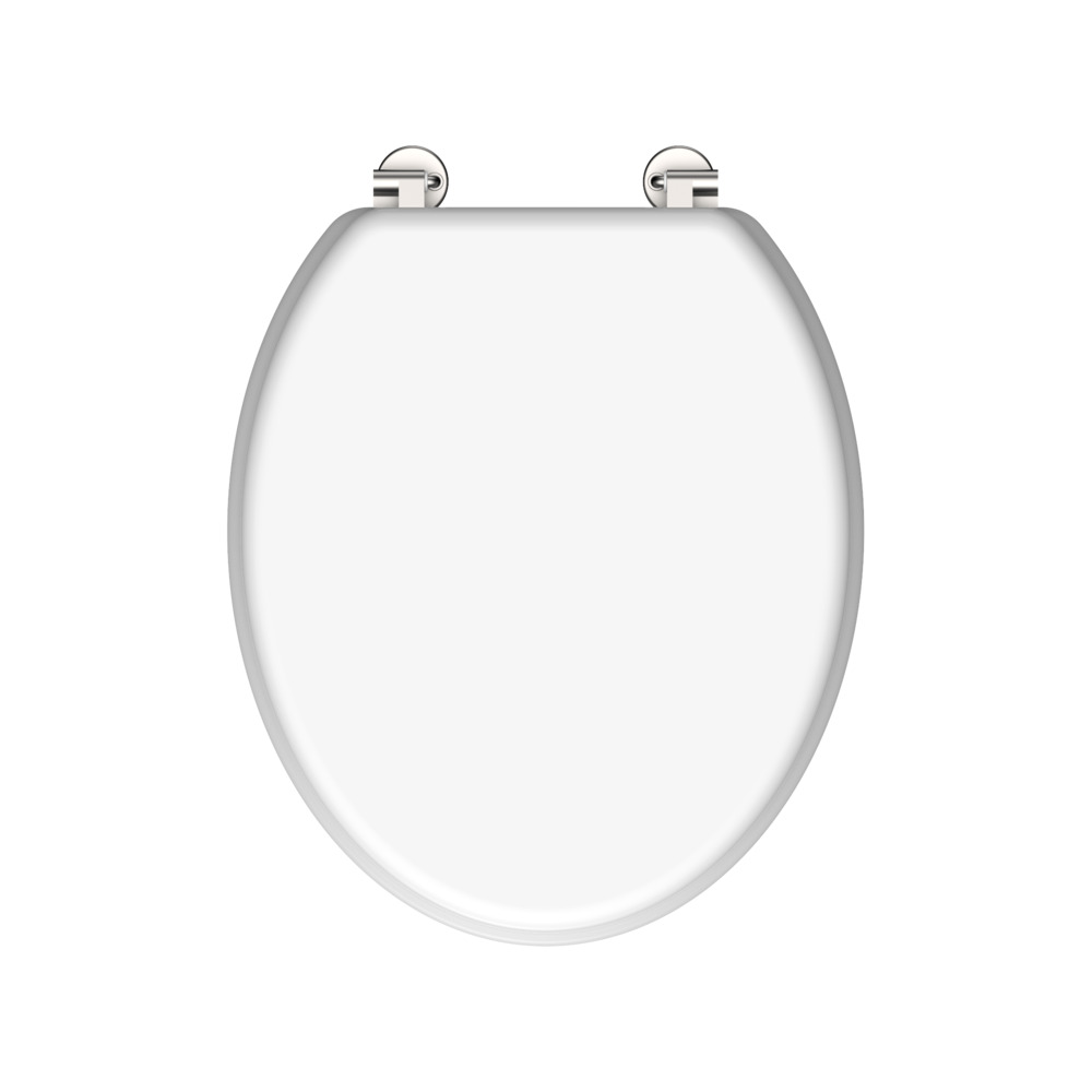 WC Sitz MDF in weiß