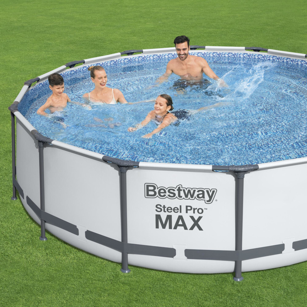 Steel Pro MAX Frame Pool Ø427x107 cm rund Komplett-Set 5-teilig image number 8