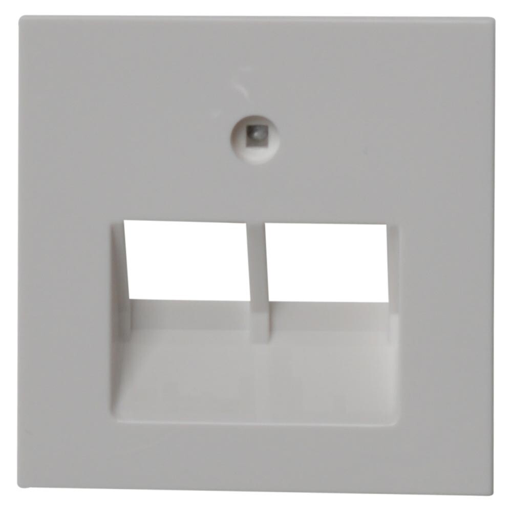 ISDN-Abdeckung Standard Quadro weiss Kunststoff Abdeckung
