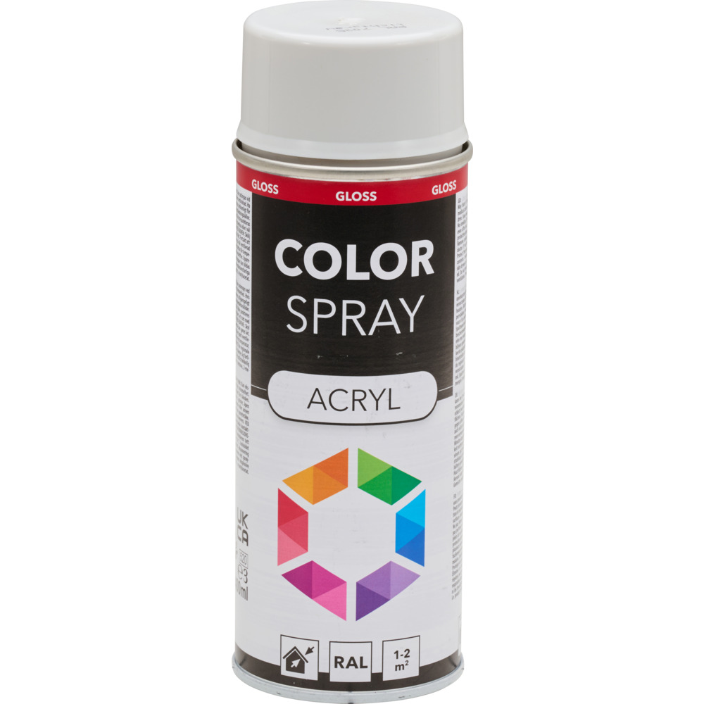 Lackspray glänzend 400 ml Acryl RAL 7035 lichtgrau image number 1