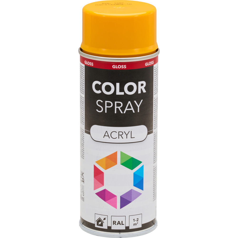 Lackspray 400 ml Acryl RAL1007 Narzissengelb image number 1