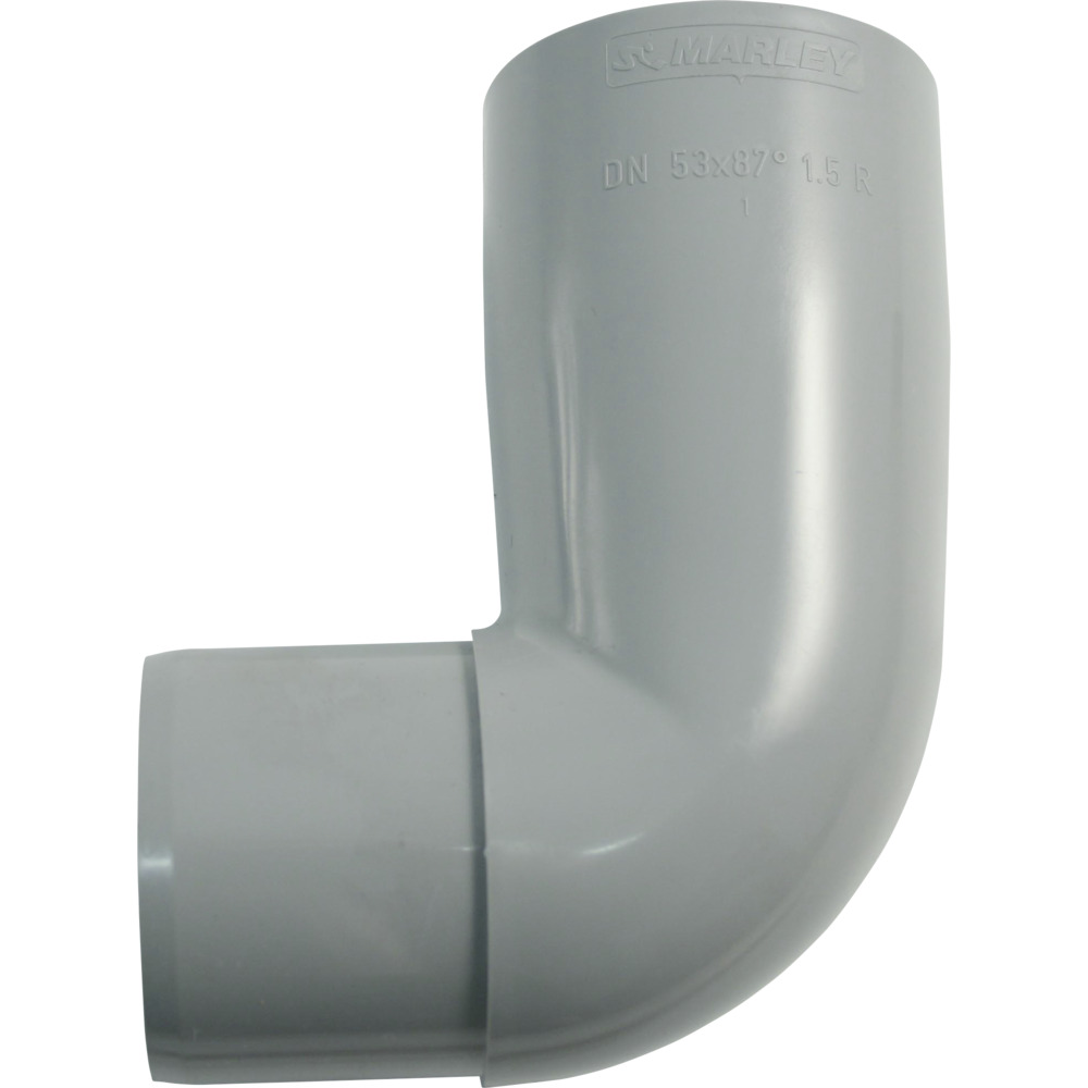 Marley Fallrohrbogen 87° DN 53 Kunststoff grau 