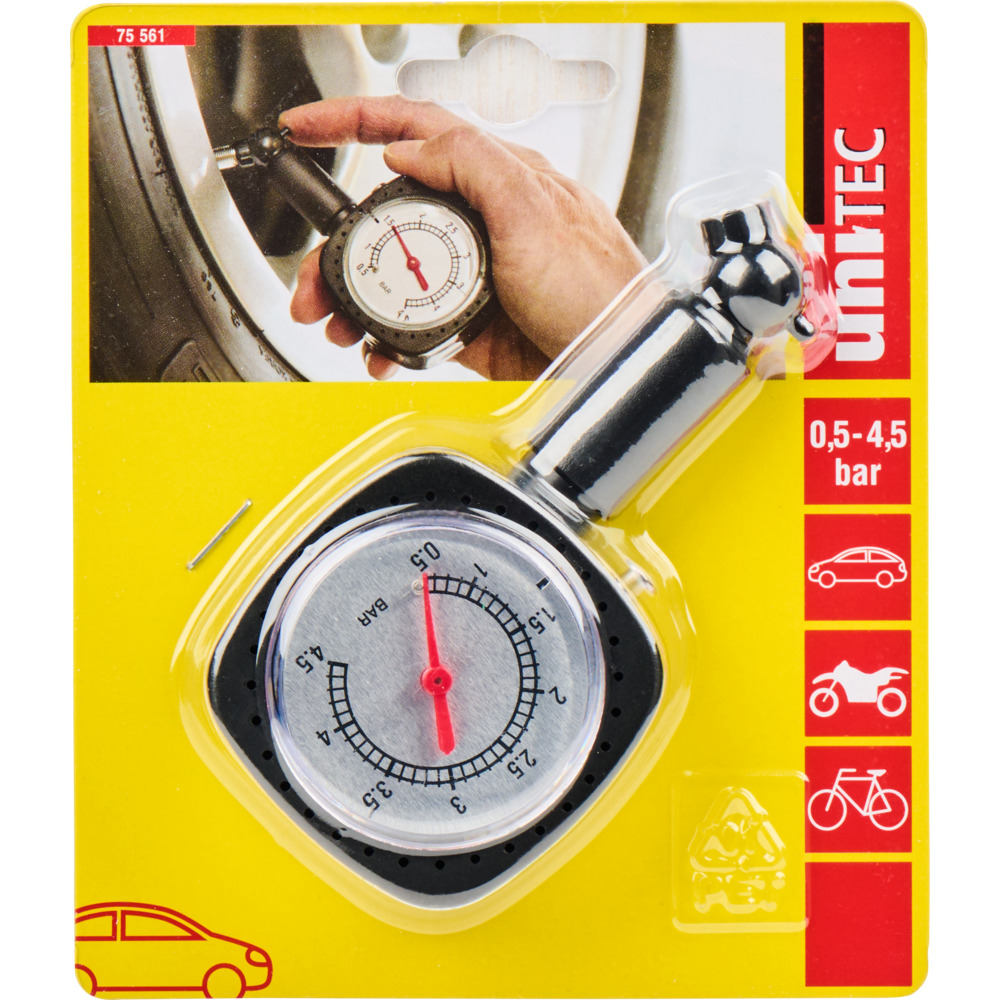 UNITEC® Reifendruckprüfer 4,5 bar image number 1