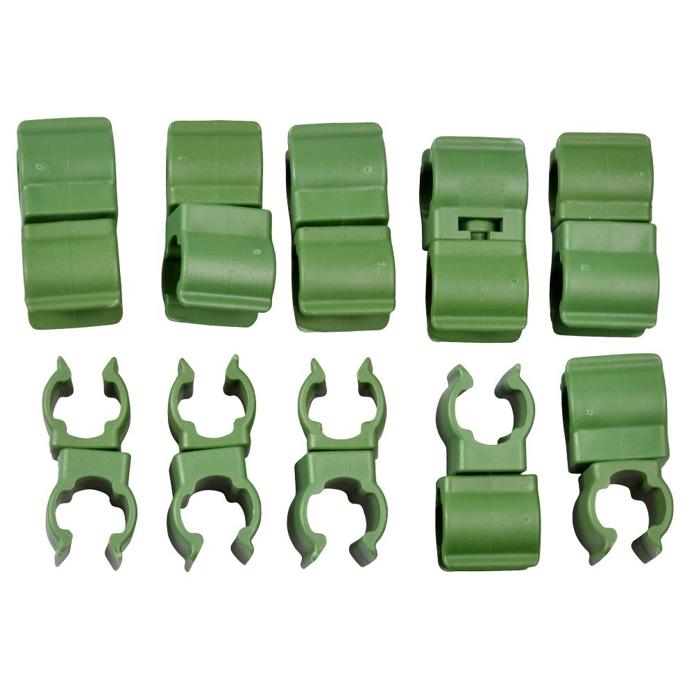 Cross-Clips in Grün 10 Stück