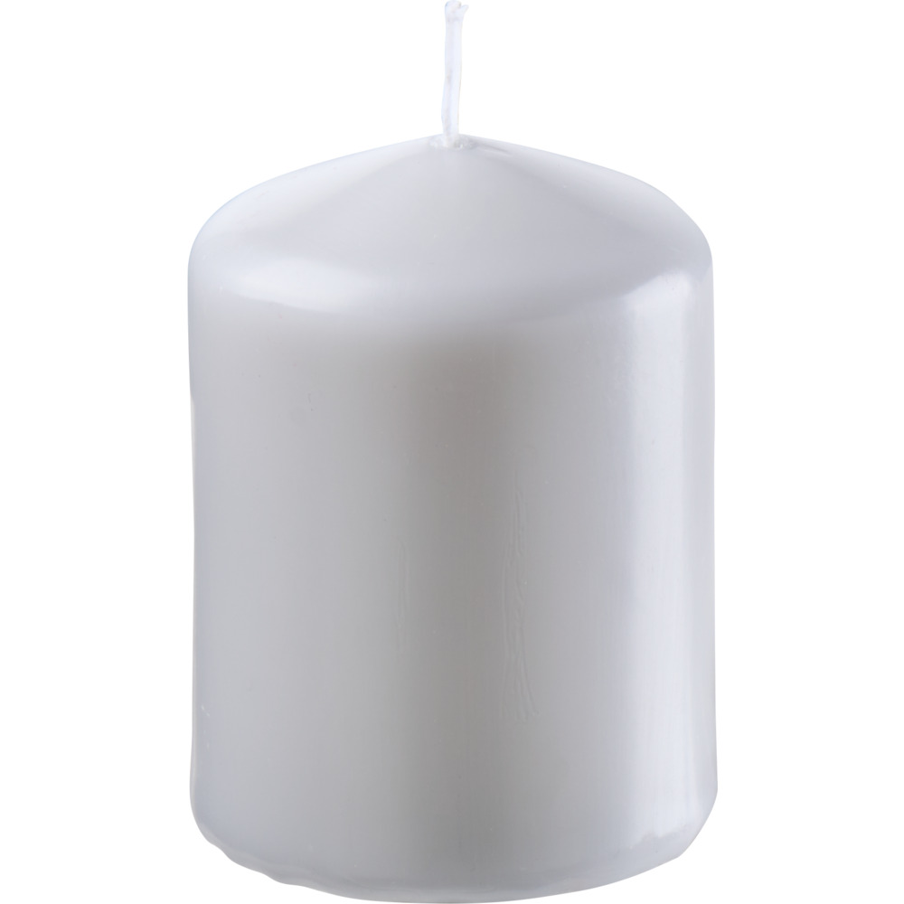 Stumpenkerze 80 x Ø 57 mm kieselgrau