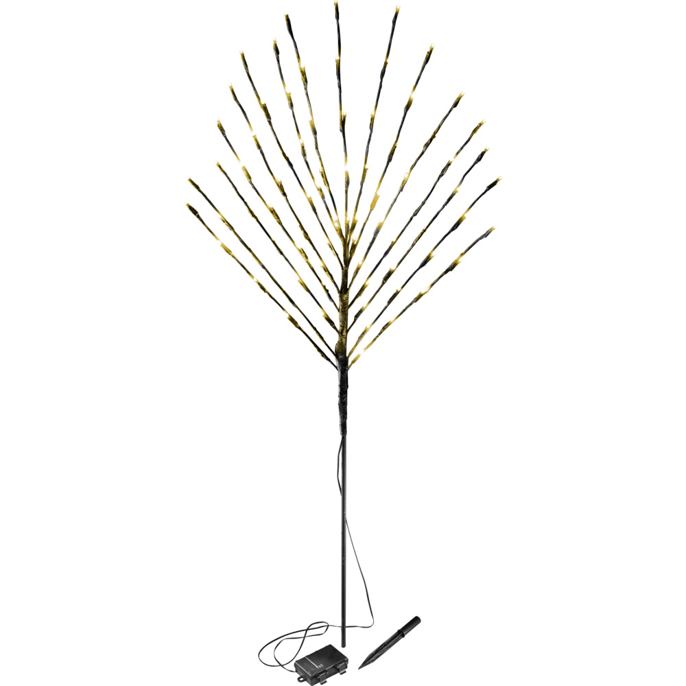 LED Baum 80 LEDs Bodenstecker mit Timer, 2-fach sortiert image number 5