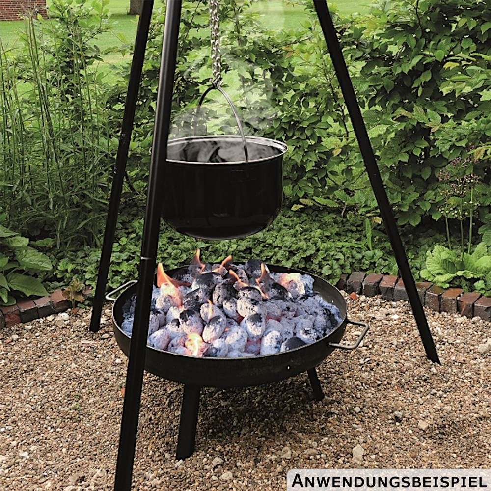 Multi-Grillset „Oslo“ mit Feuerschale, Grillrost, Kessel und Fischhalter image number 4