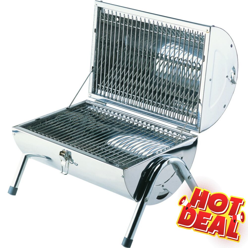 Edelstahl-Grilltonne