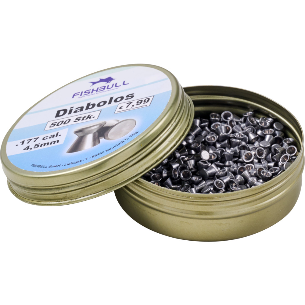 Diabolo 4,5 mm 500 Stück Cal.177 Luftgewehr-Munition image number 1