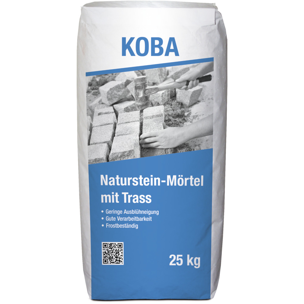 KOBA Naturstein-Mörtel mit Trass 25 kg image number 0