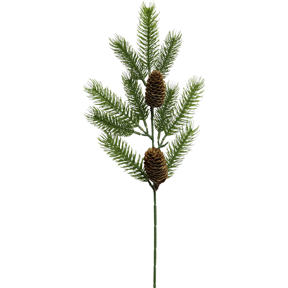 Deko-Pinienzweig k&uuml;nstlich 48 cm