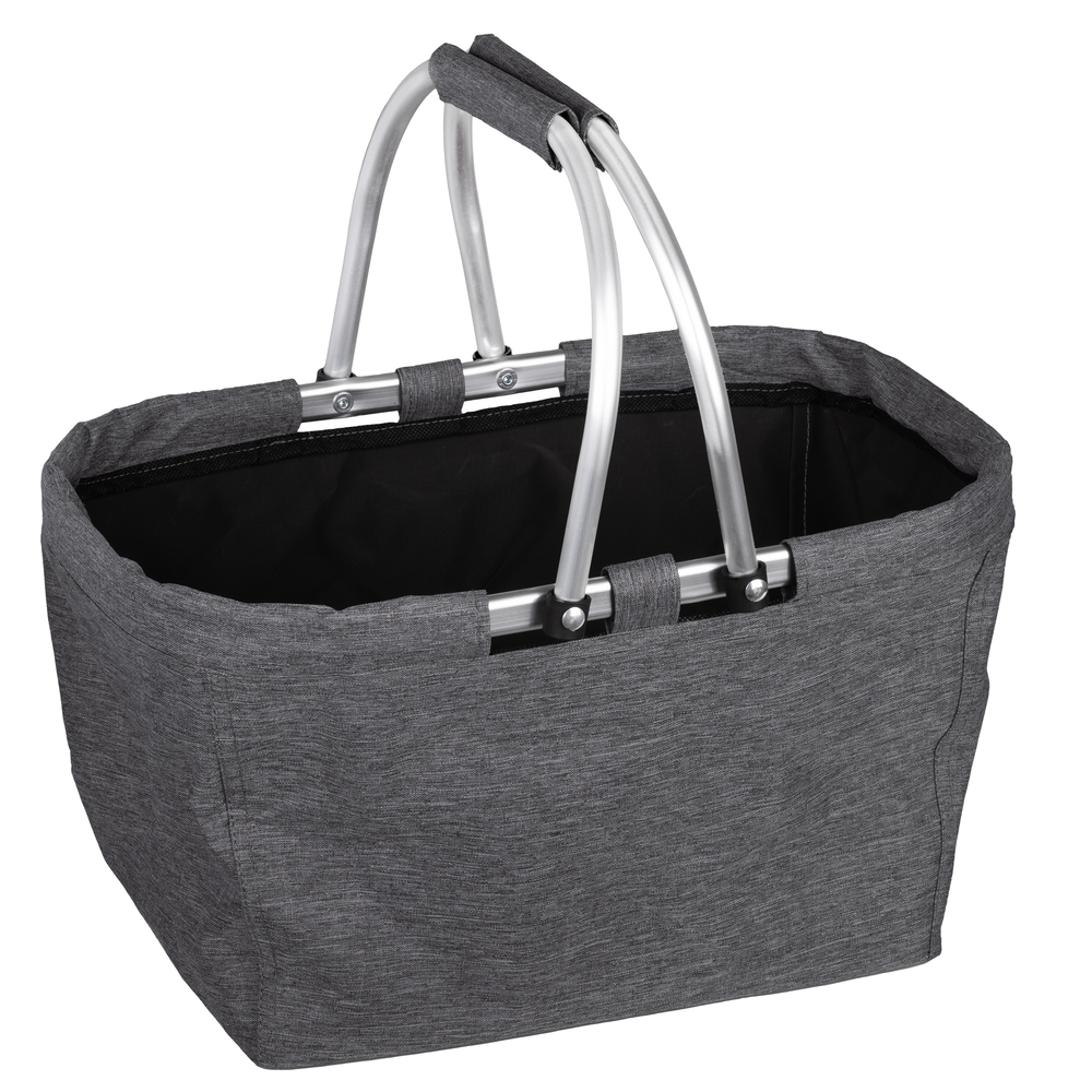 Picknickkorb mit Deckel 2-in-1, grau image number 2