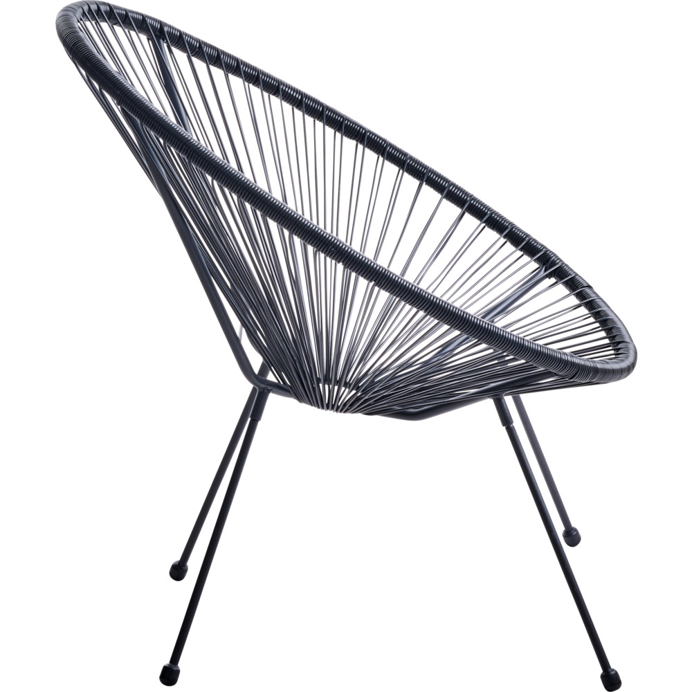 String Loungesessel schwarz image number 2