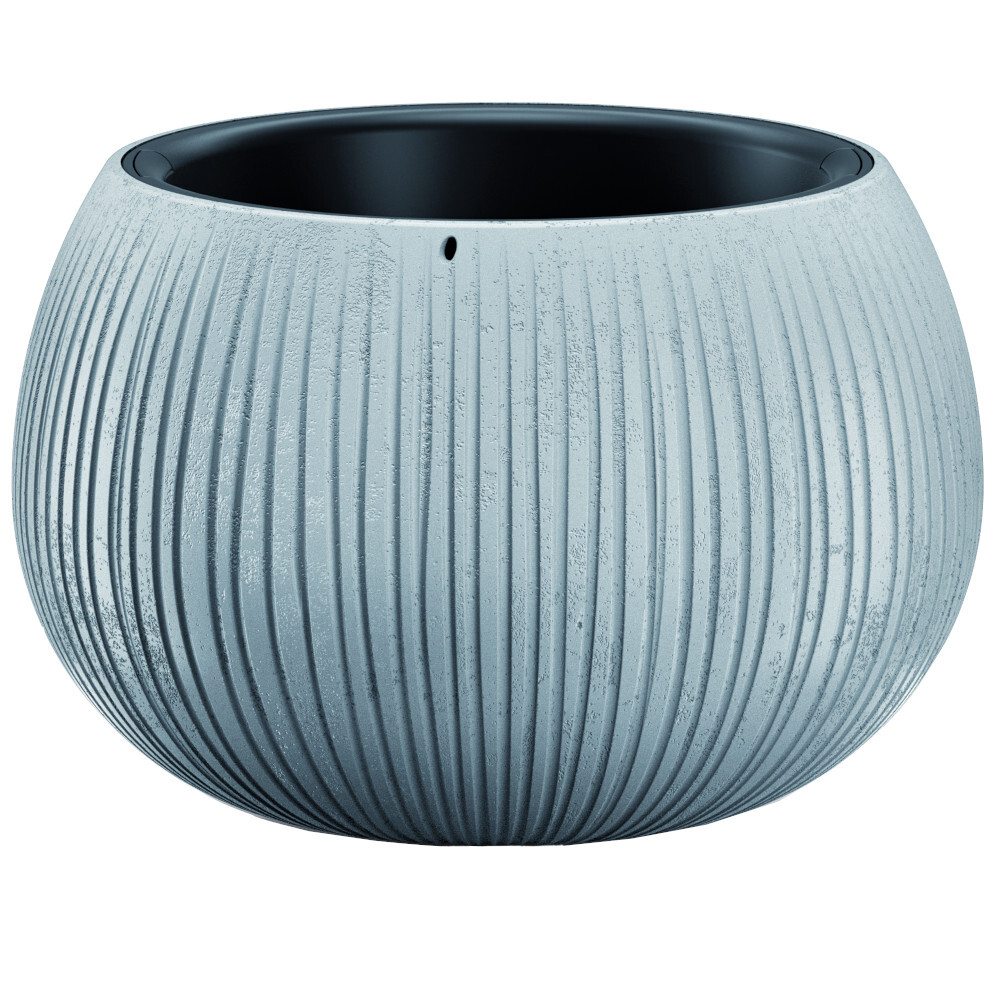 Prosperplast Blumentopf Beton Bowl Ø 37 cm mit Einsatz