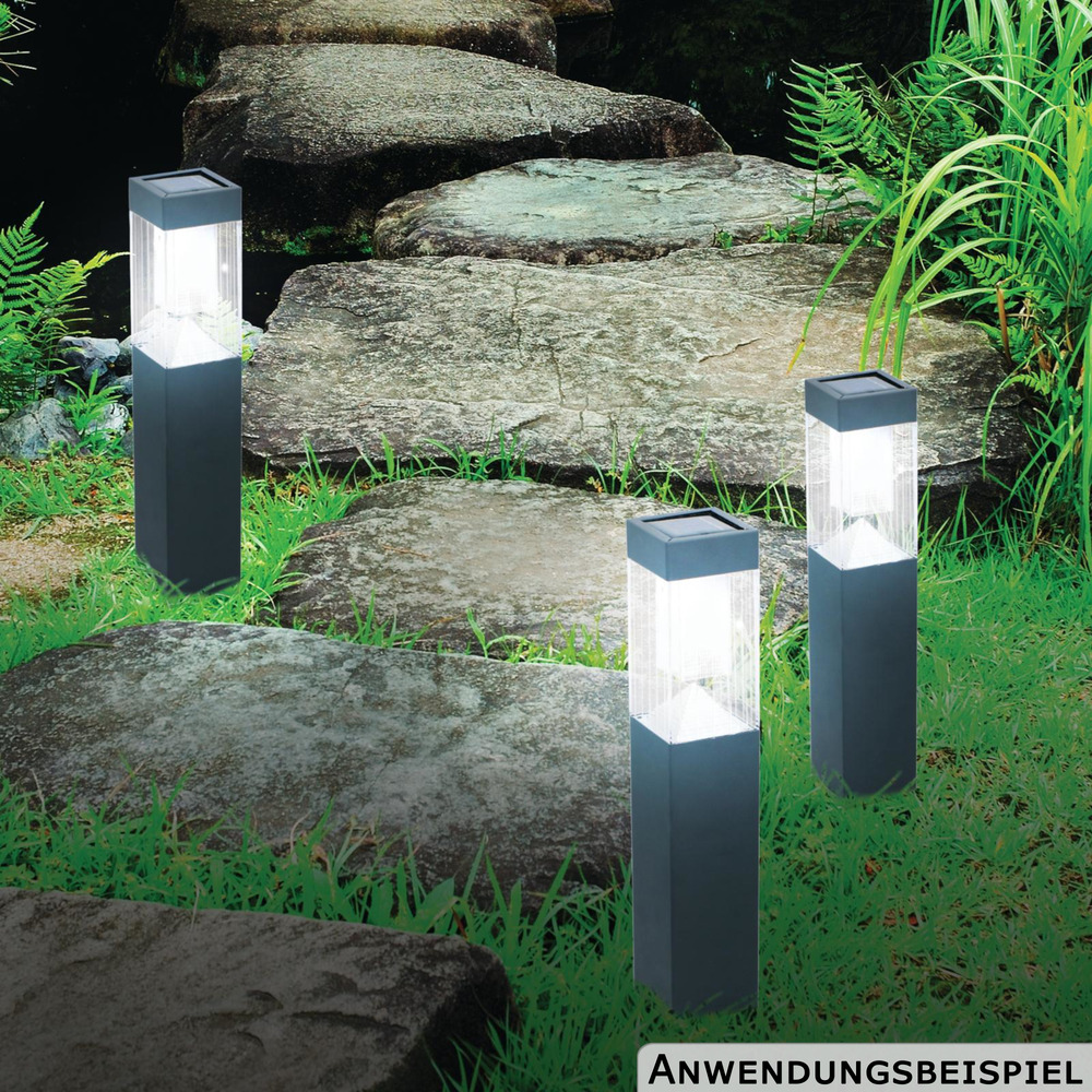Grundig Solar-LED Gartenleuchte 3 Stück image number 3