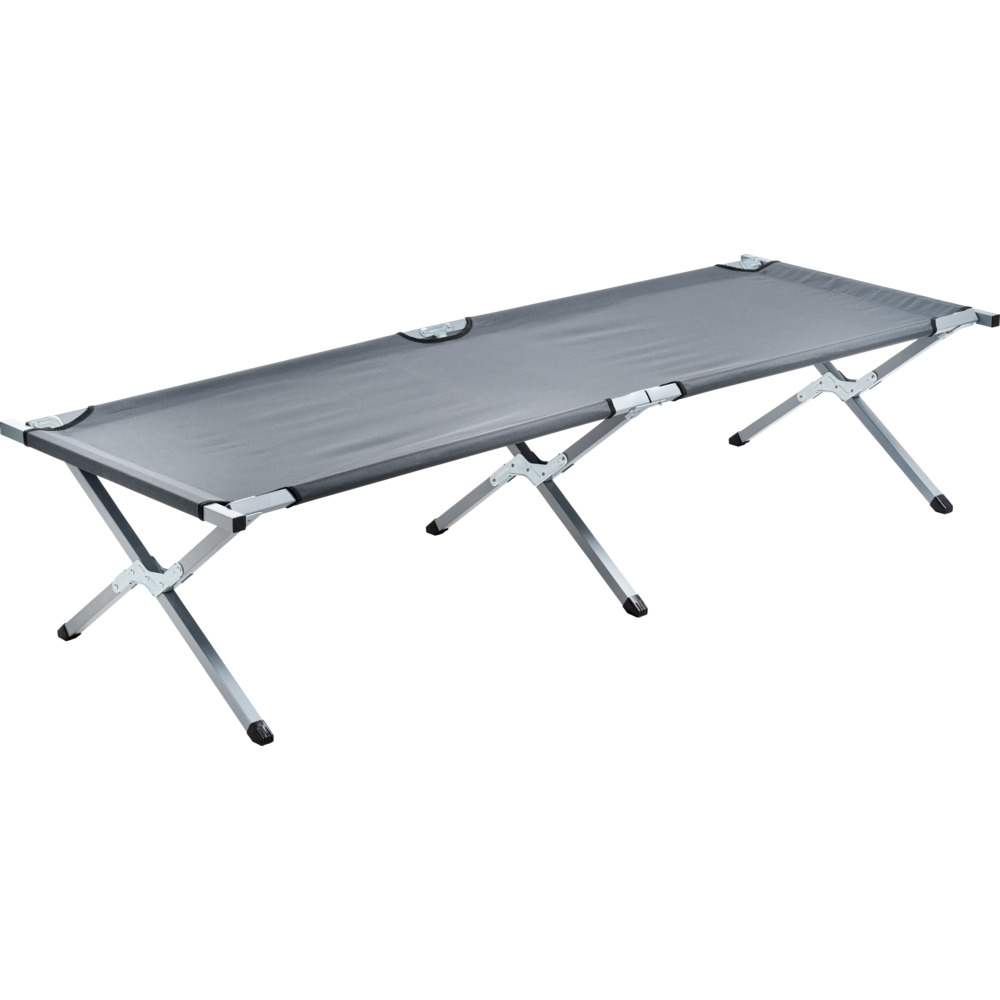Feldbett 190 x 63 x 42 cm Anthrazit bis 120 kg