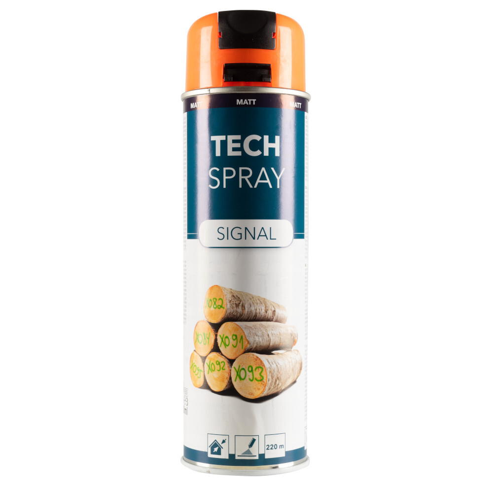 Tech Spray Signal matt, Markierspray 500 ml Orange