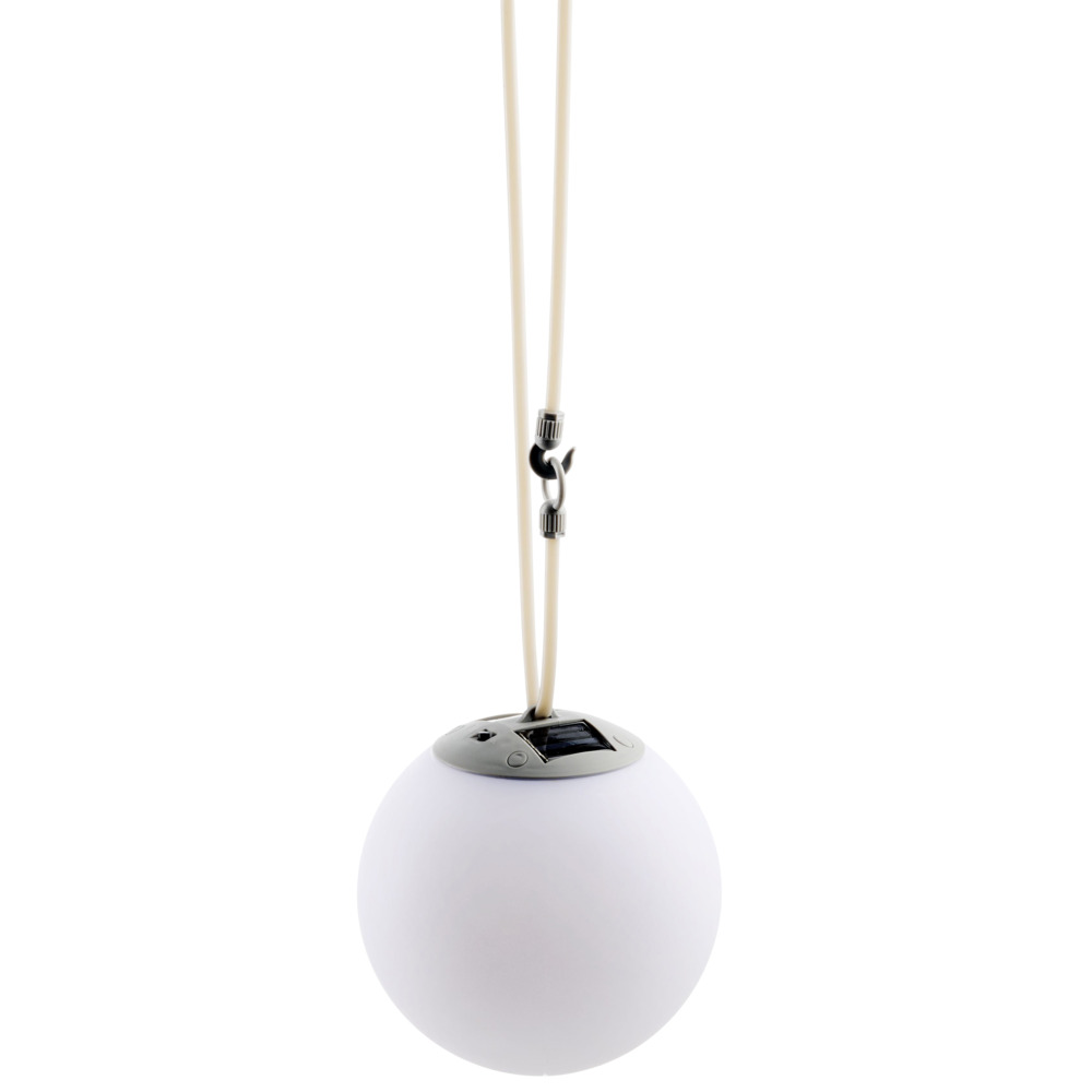Solar-Kugelleuchte Ø 20 cm aus Kunststoff