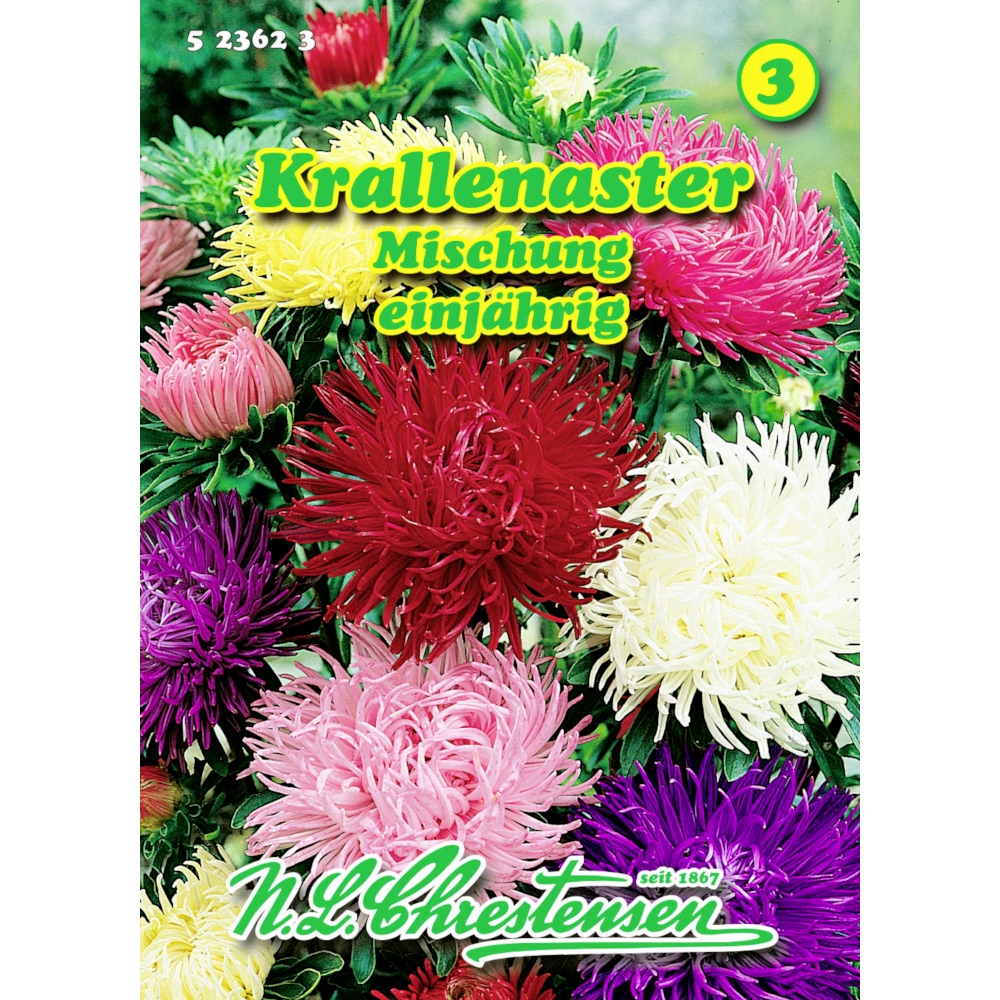 Saatgut Krallenaster Mix ca. 80 Pflanzen image number 0