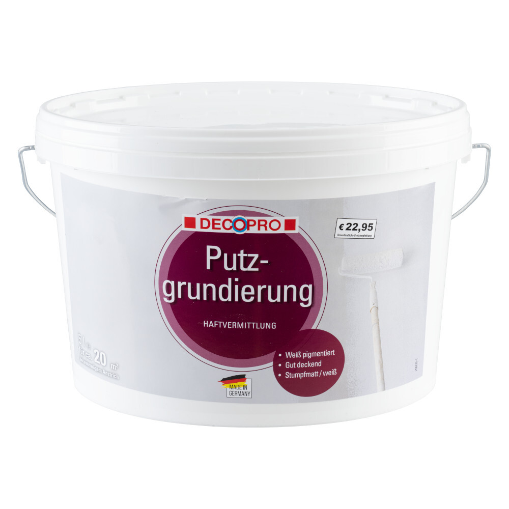DECOPRO Putzgrundierung 5 Liter weiß matt