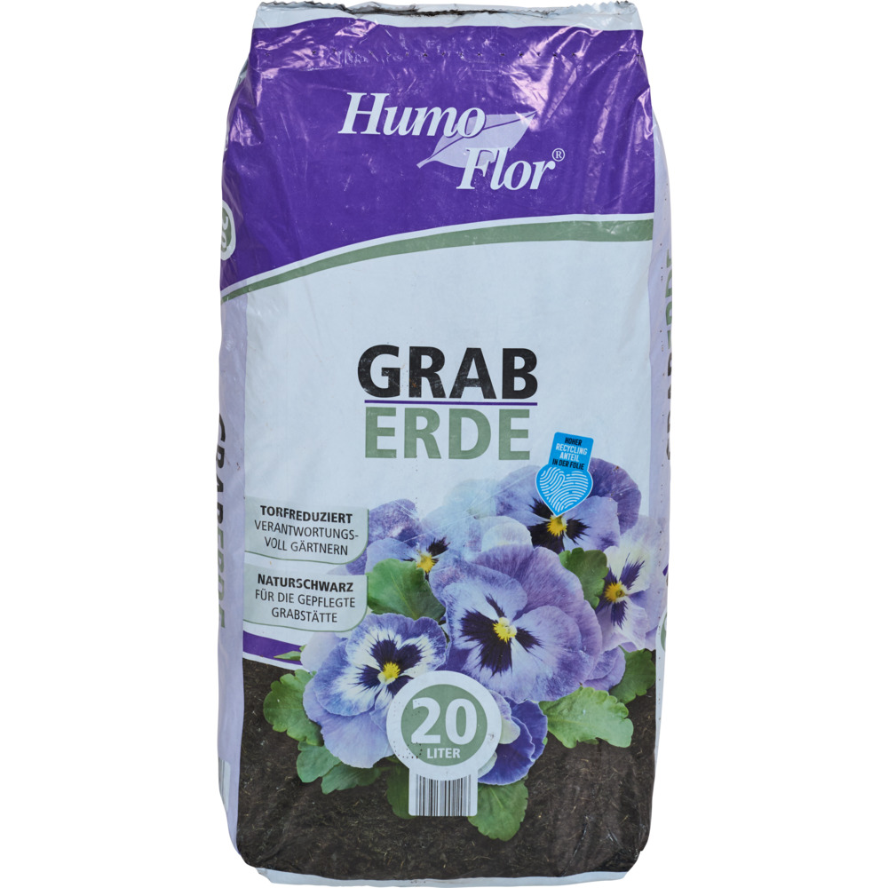 Graberde 20 Liter, torfreduziert, naturschwarz
