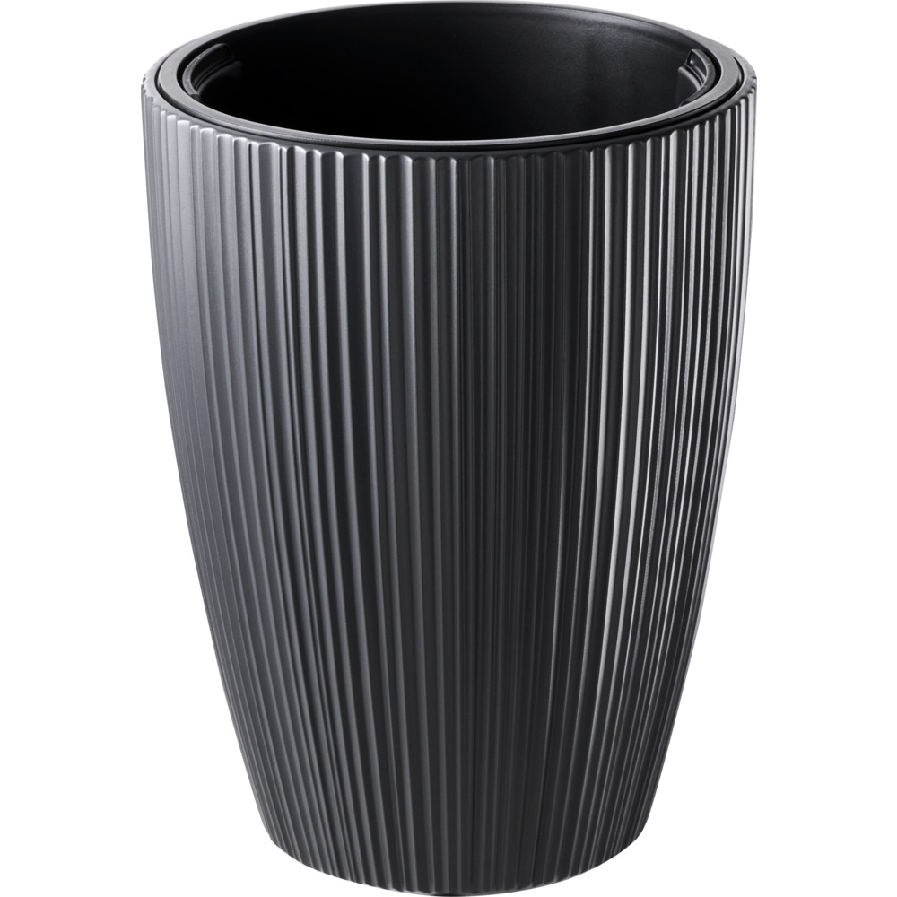 Prosperplast Pflanztopf Oro ca. &Oslash; 30 cm dunkelgrau image number 0