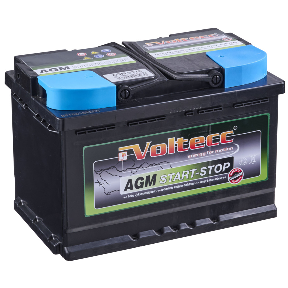 Start-Stop-AGM-Autobatterie 12 V mit 70 Ah image number 0