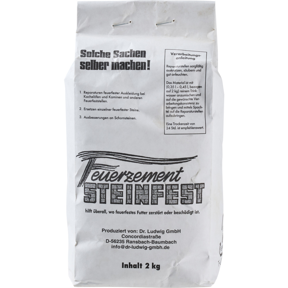 Feuerfester Zement 2 kg im Sack image number 1