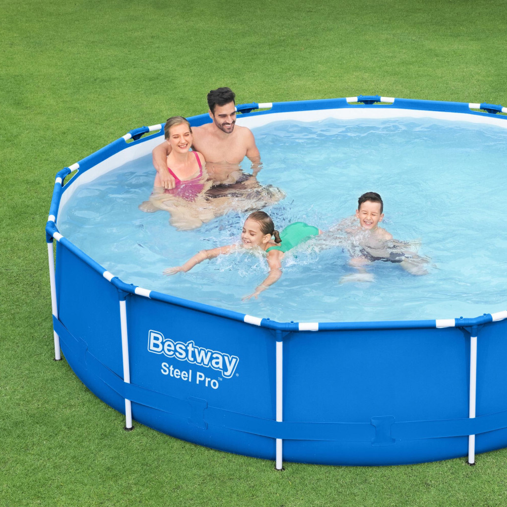 Steel Pro Frame Pool Set rund mit Filterpumpe image number 4