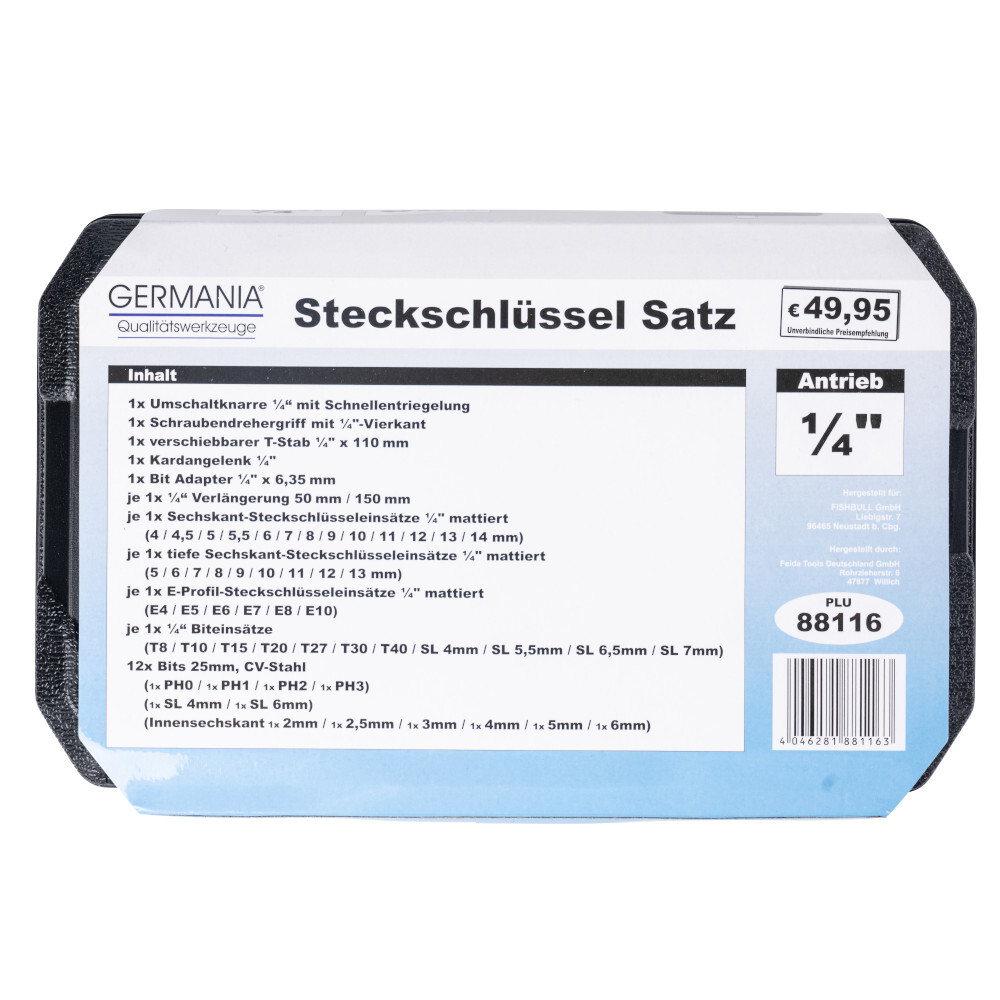 GERMANIA® Steckschlüsselsatz 58-teilig mit Koffer image number 3