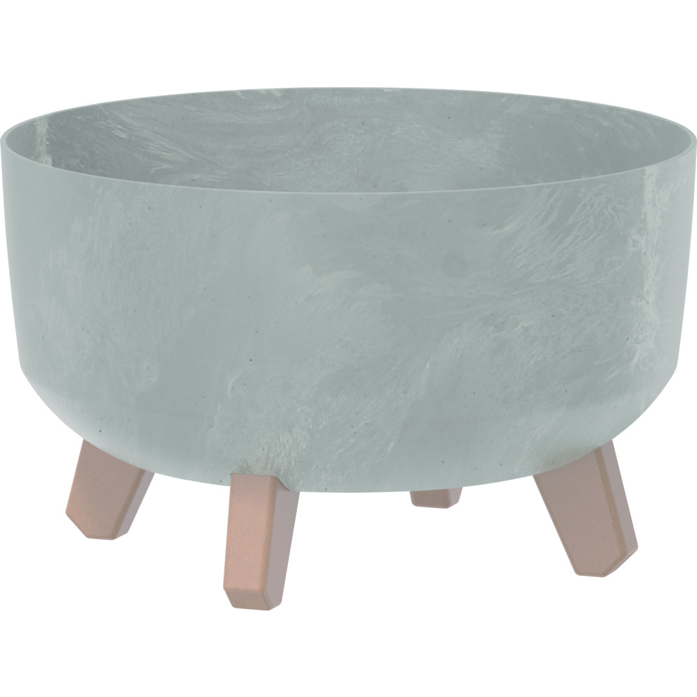 Pflanztopf Gracia Low Beton Effekt Ø 300mm Grau