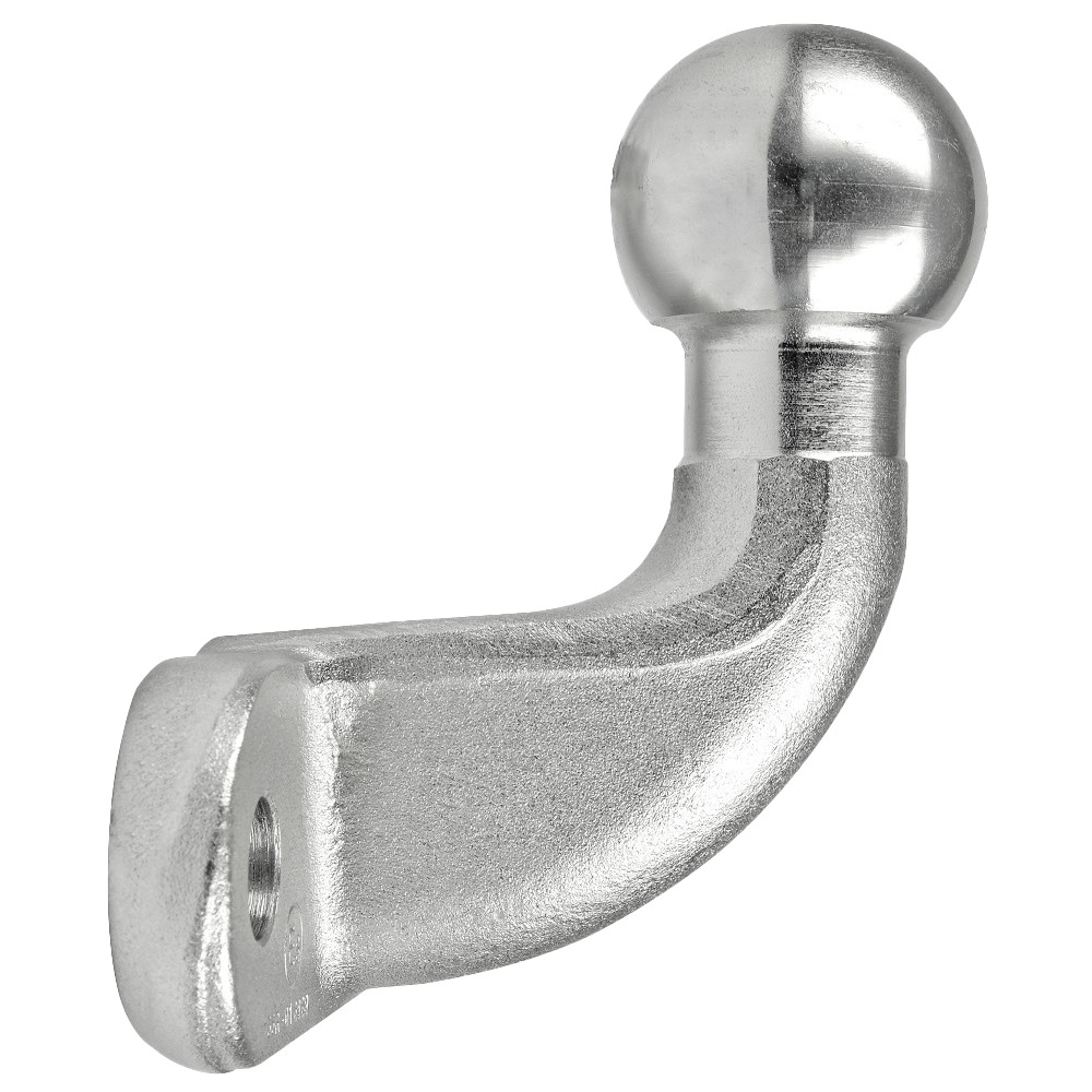 Kupplungskugel abgewinkelt max.3500kg Ø50mm anschraubbar Kupplung Anhänger image number 1