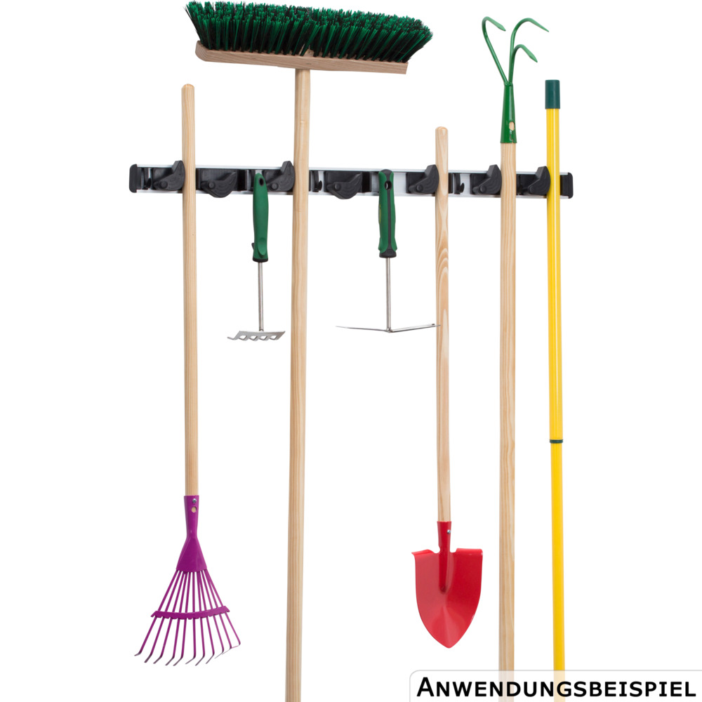 Geräteleiste 89 cm aus Aluminium mit Klemmhaltern image number 1