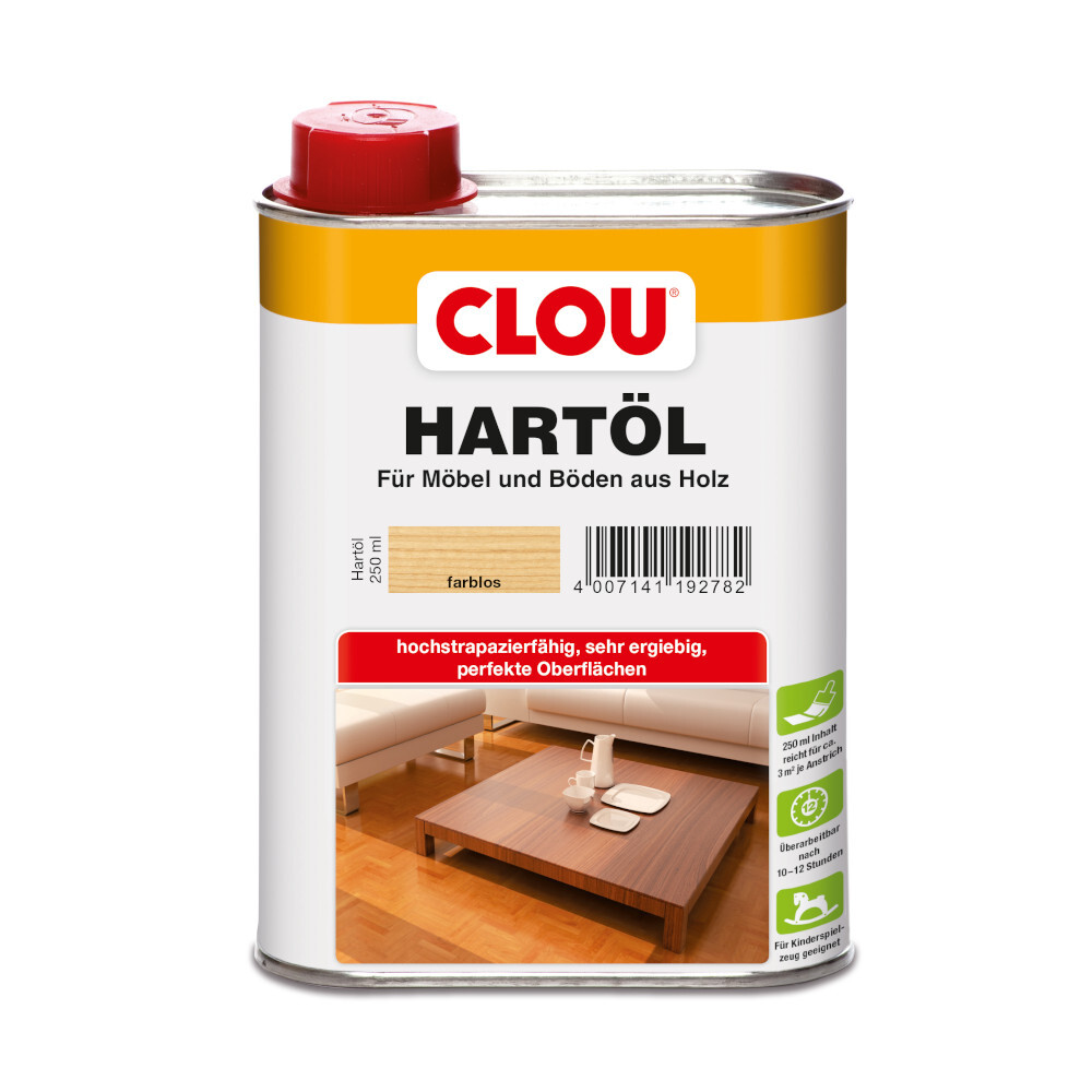 Clou Hartöl Nr.0 farblos 250 ml