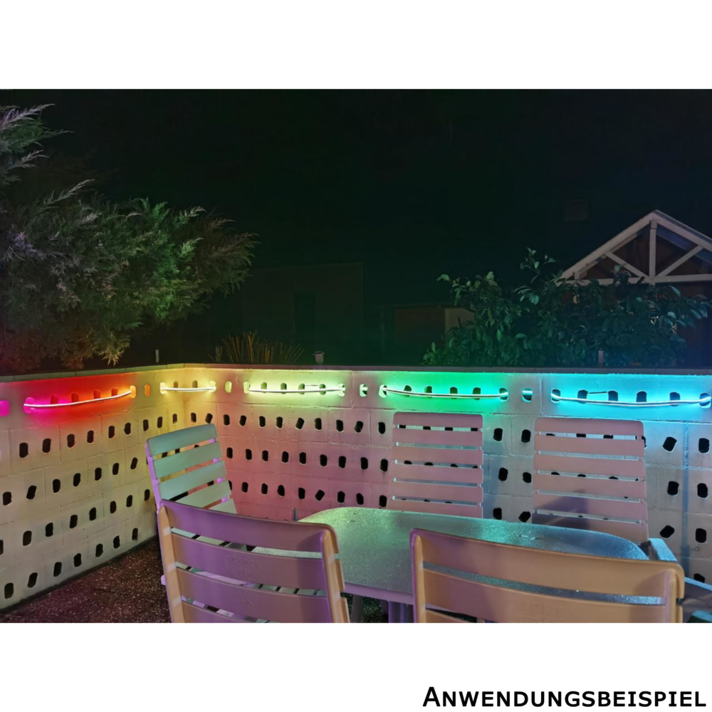 LED-Lichtschlauch "Neon Flex Rainbow" 5 Meter image number 4