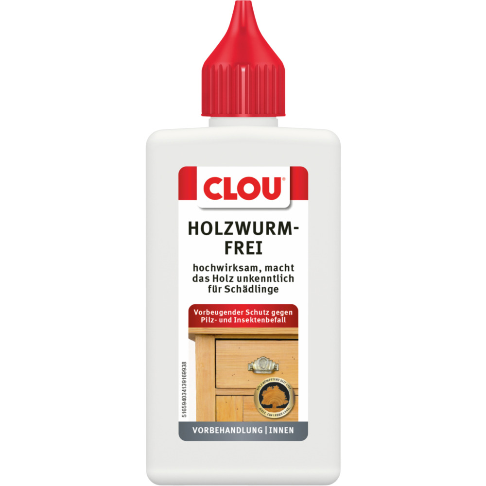 Clou&reg; Holzwurmfrei 100 ml farblos image number 0