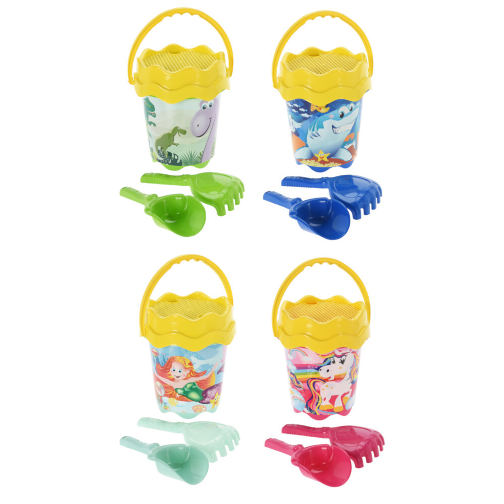 Strandspielzeug-Set 4-teilig aus Kunststoff