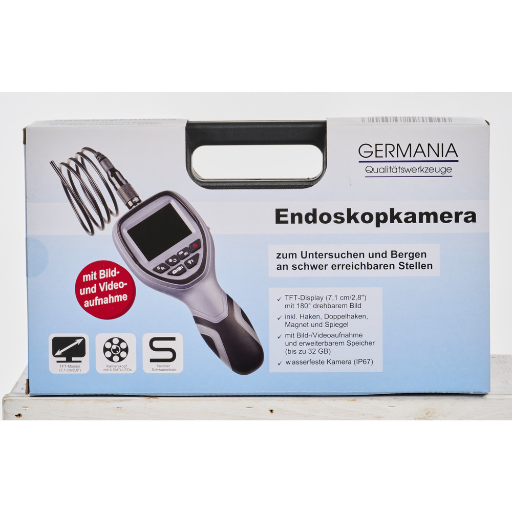 GERMANIA® Endoskopkamera mit 7 cm Farbdisplay image number 4